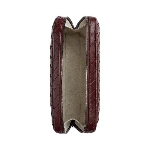 Intrecciato Medium Zipped Organizing Pouch