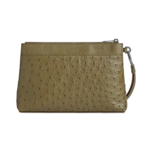 Ostrich Prism Pouch