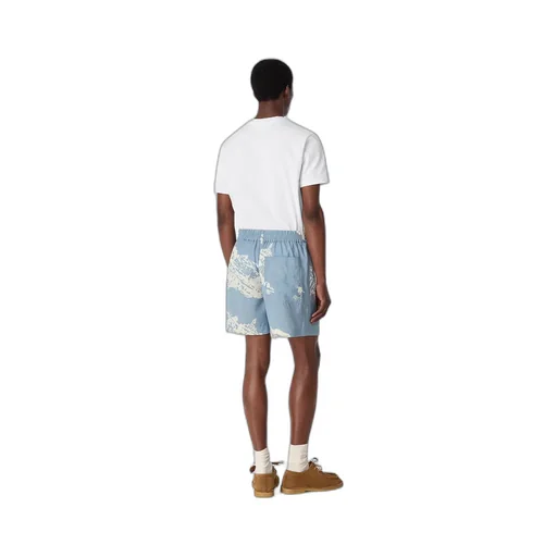 Italian Postcard Silk Shorts