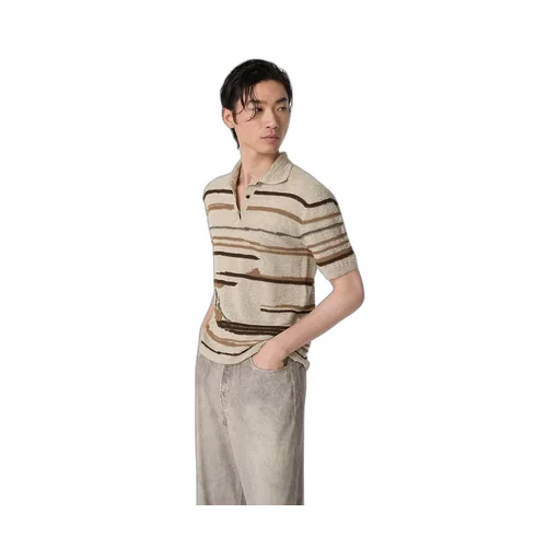 Linen And Cotton Polo
