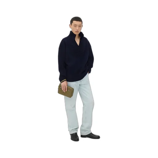 Intrecciato Small Pouch With Wristlet