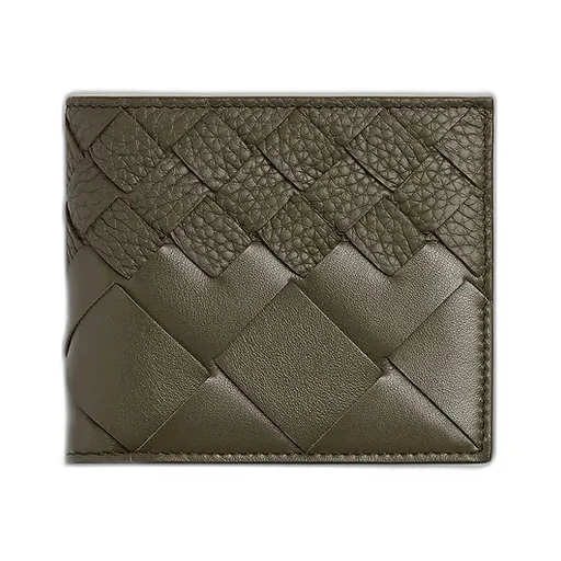 Intrecciato Bi-Fold Wallet With Coin Purse