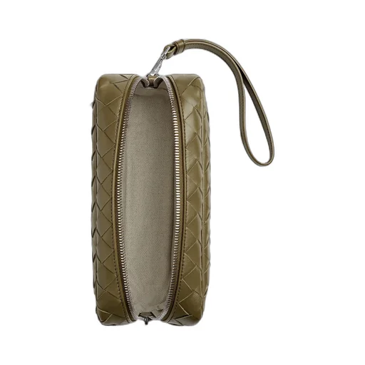 Intrecciato Small Pouch With Wristlet