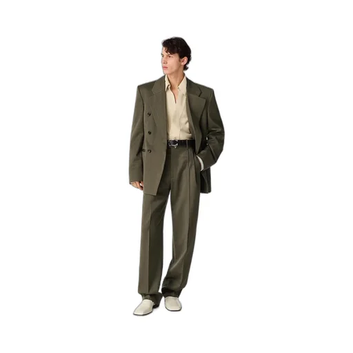 Wool Subtle Chevron Jacket
