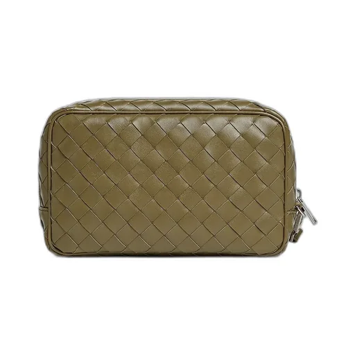 Intrecciato Small Pouch With Wristlet