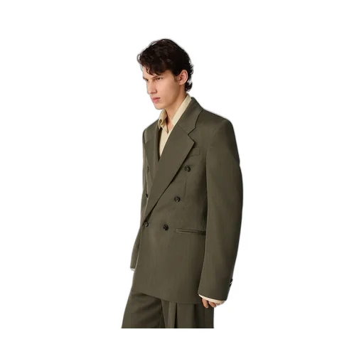 Wool Subtle Chevron Jacket