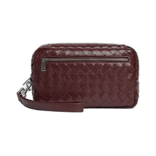 Intrecciato Pouch With Wristlet