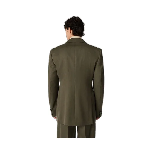 Wool Subtle Chevron Jacket