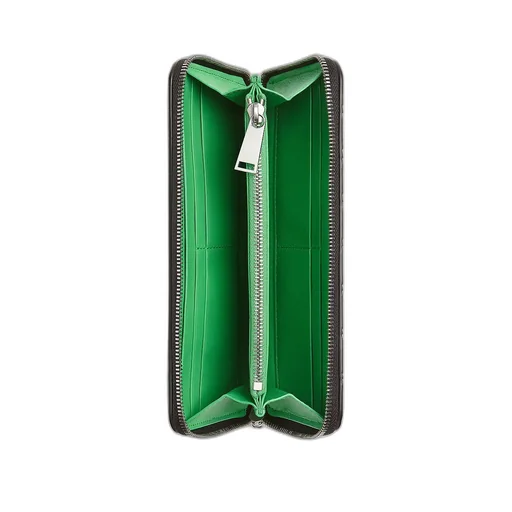 Intrecciato Zip Around Wallet
