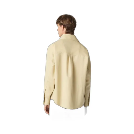 Wool Subtle Chevron Shirt
