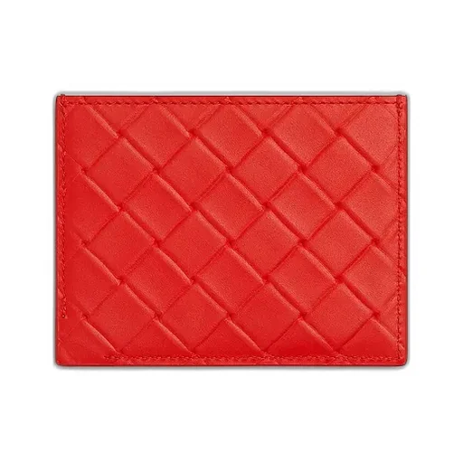 Intrecciato Stamp Credit Card Case