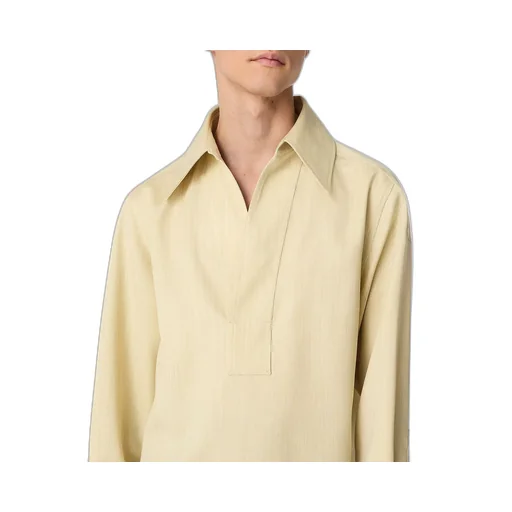 Wool Subtle Chevron Shirt