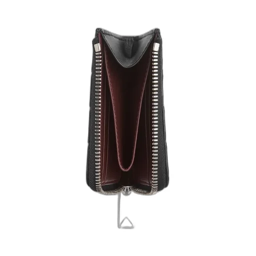 Intrecciato Square Zip Around Wallet