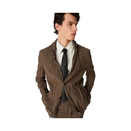 Crushed Wool Jacket