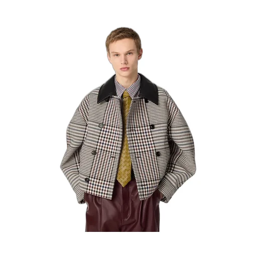 Cotton Check Blouson