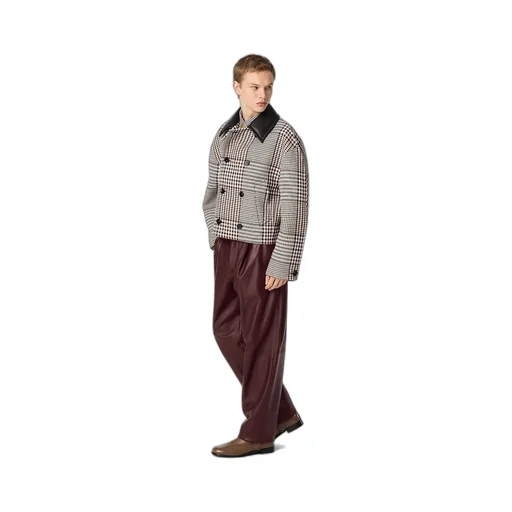 Cotton Check Blouson
