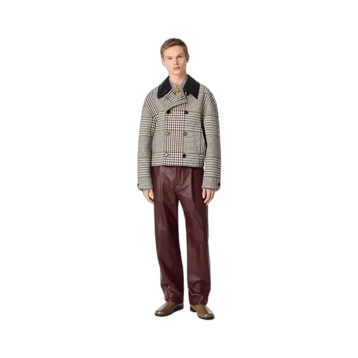 Cotton Check Blouson