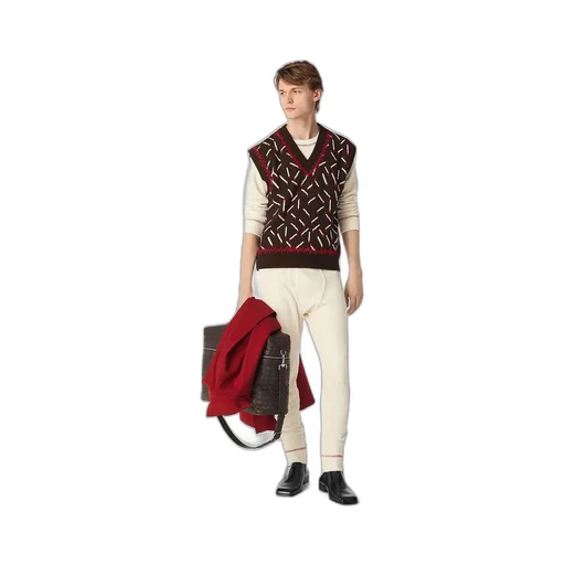 Cotton Jacquard Matches Gilet