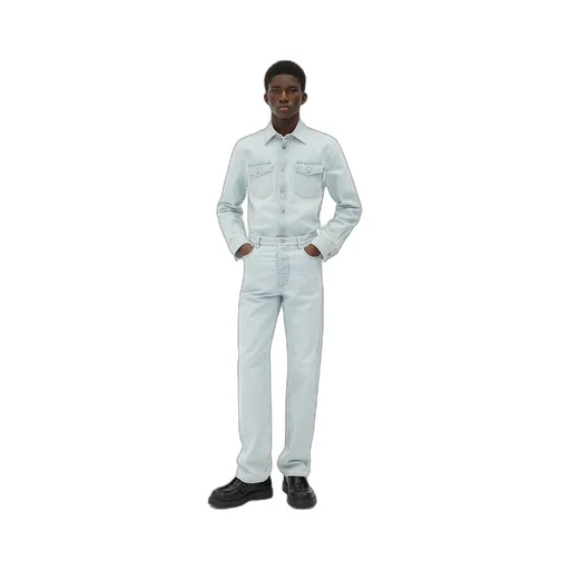 Extra Bleached Denim Overshirt