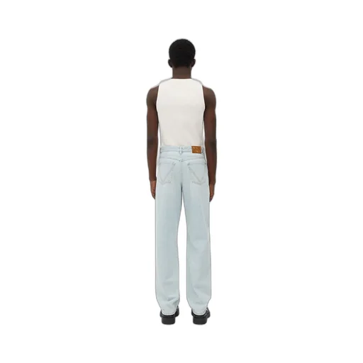 Extra Bleached Wide Leg Jeans