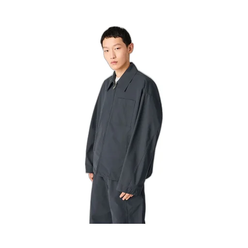 Resinated Cotton Blouson