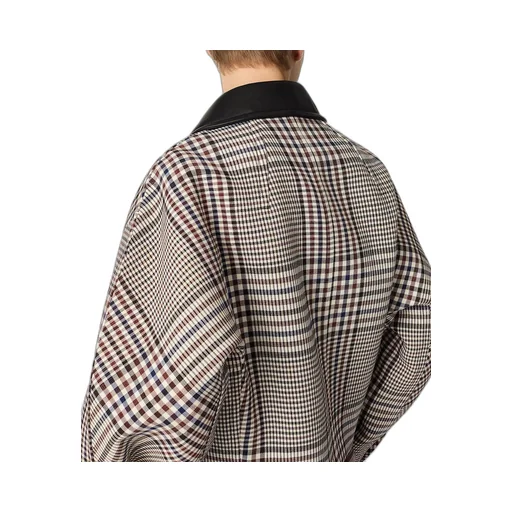 Cotton Check Blouson