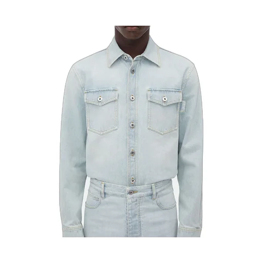 Extra Bleached Denim Overshirt