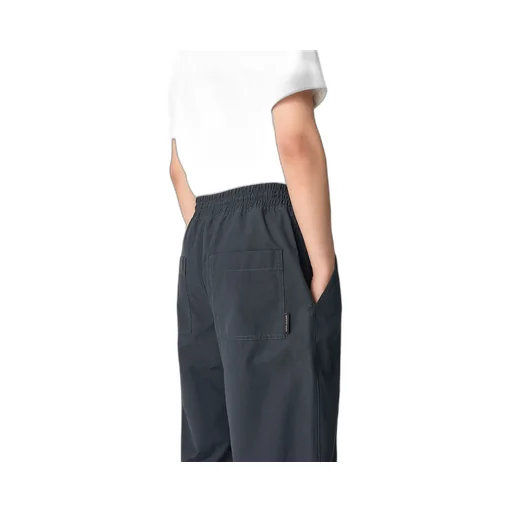 Resinated Cotton Trousers