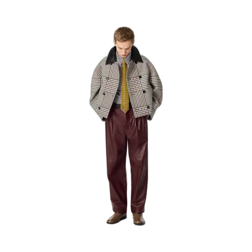 Cotton Check Blouson