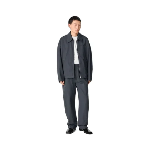 Resinated Cotton Trousers