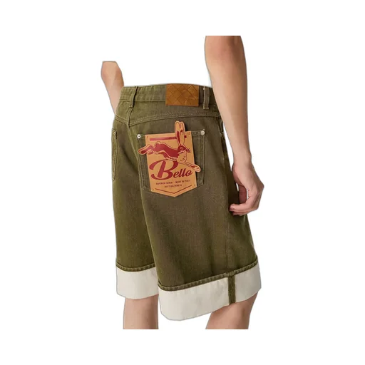 Colored Denim Shorts