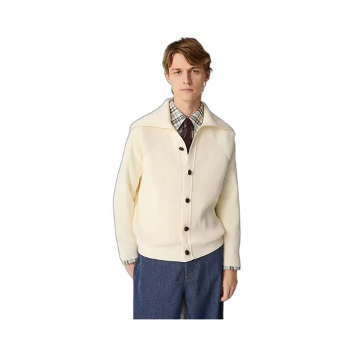Cotton English Rib Cardigan
