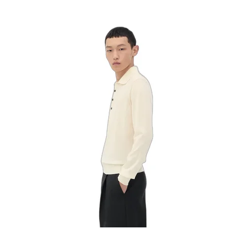 Light Fine Cashmere Polo Jumper