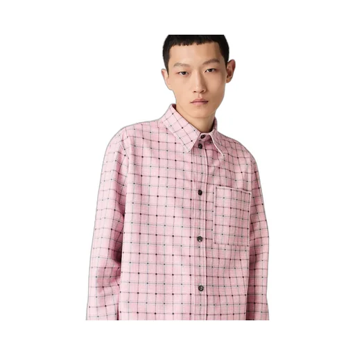 Printed Leather Shirt