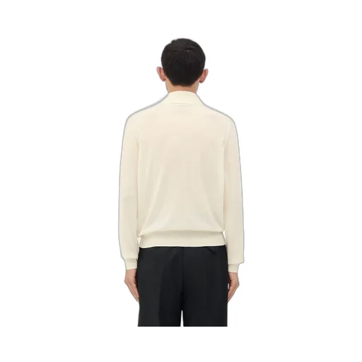 Light Fine Cashmere Polo Jumper