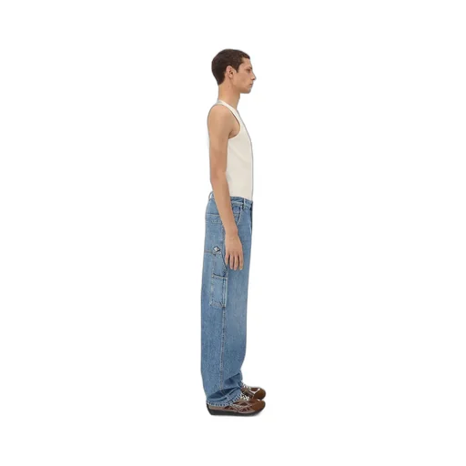Vintage Indigo Cargo Jeans