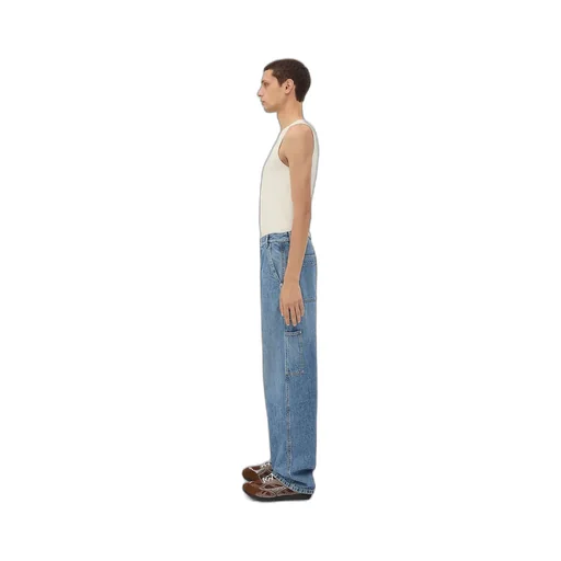 Vintage Indigo Cargo Jeans