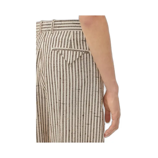 Knotted Viscose And Silk Trousers