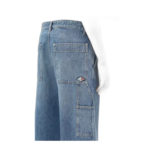 Vintage Indigo Cargo Jeans