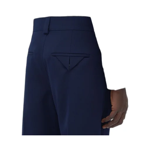 Wool Grain De Poudre Trousers