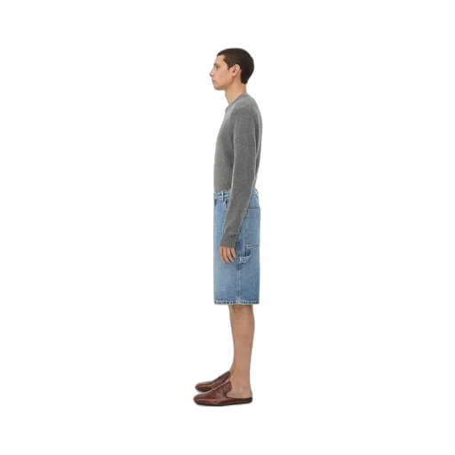 Vintage Indigo Cargo Denim Shorts
