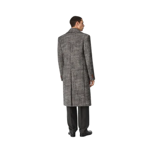 Wool Chevron Coat