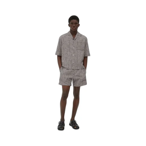Knotted Viscose Check Shirt