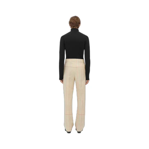Notebook Wool Twill Flared Trousers