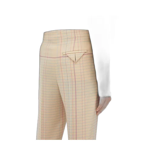 Notebook Wool Twill Flared Trousers