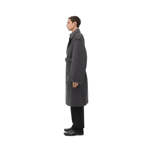 Double Face Wool Trench Coat