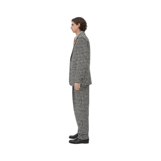 Boucle Gingham Wool Jacket