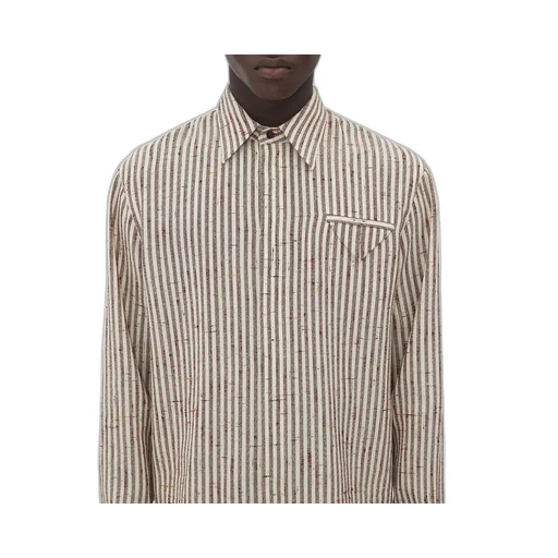 Knotted Viscose Silk Shirt