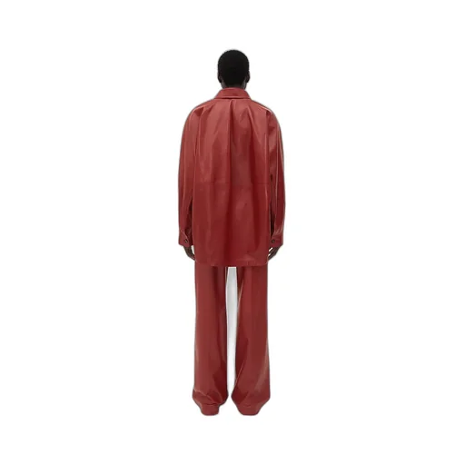Leather Oversized Blouson