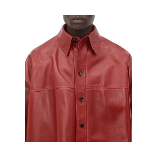 Leather Oversized Blouson